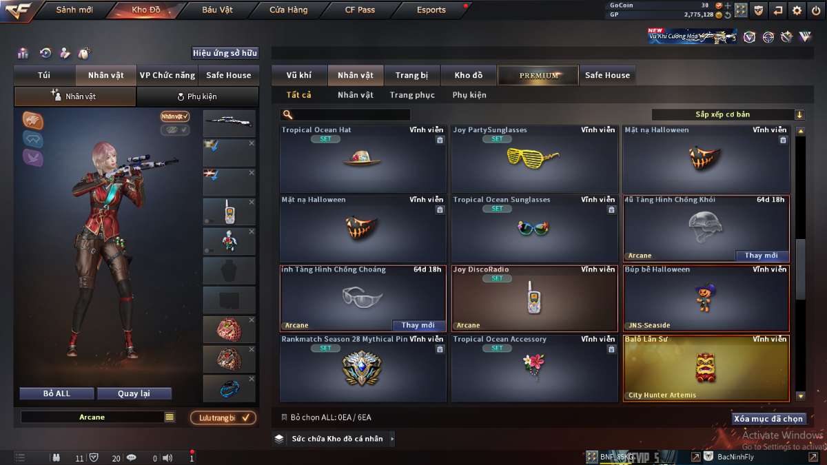 shop acc cf uy tin gia re